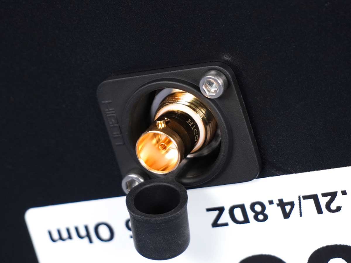 SDI-Kabel auf Gummitrommel SC Vector Plus 1.2L/4.8DZ / Hicon / 35-50 m / schwarz