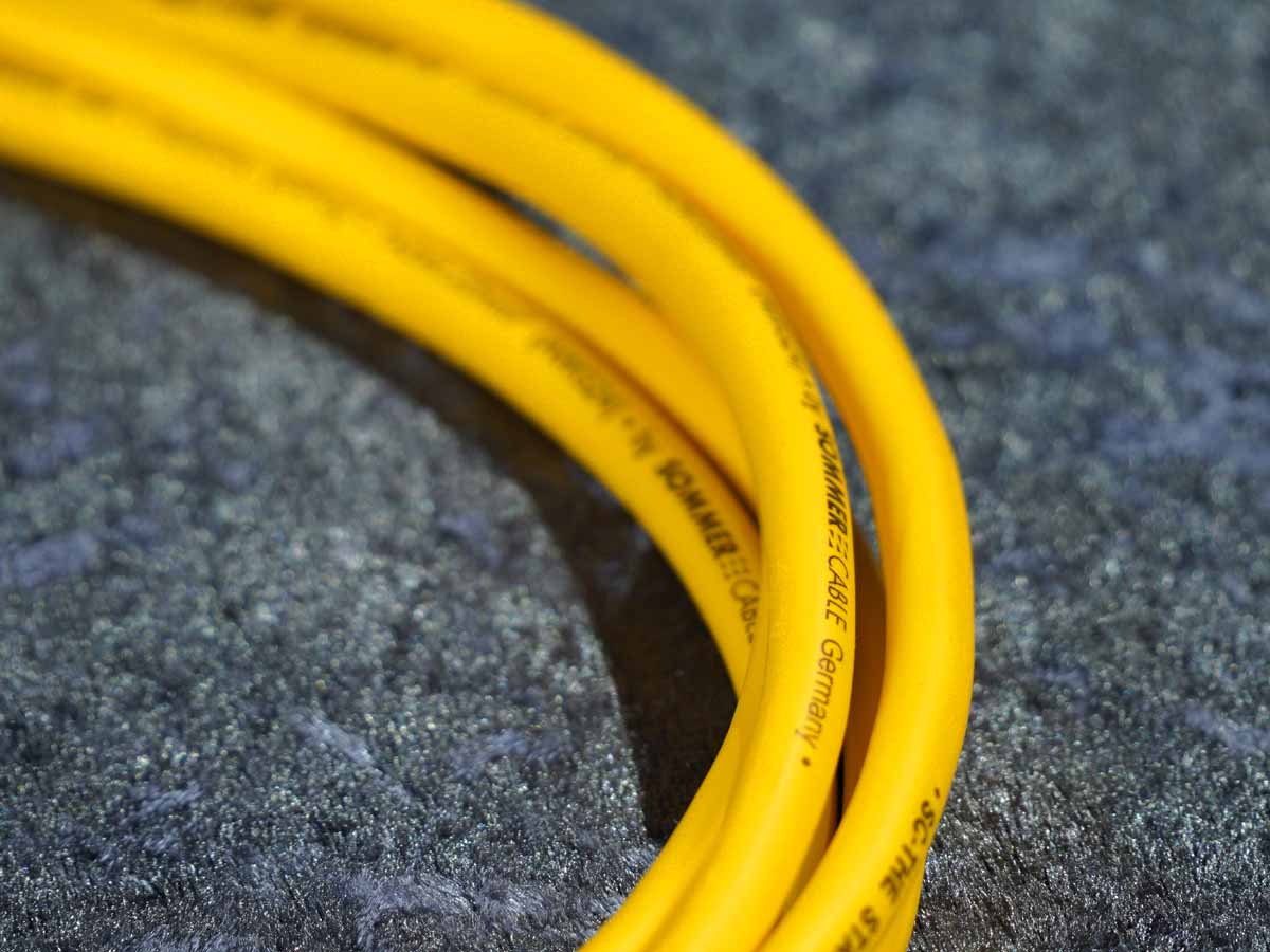 Mikrofonkabel Gelb Sommer 'The Stage 22' / Neutrik sw