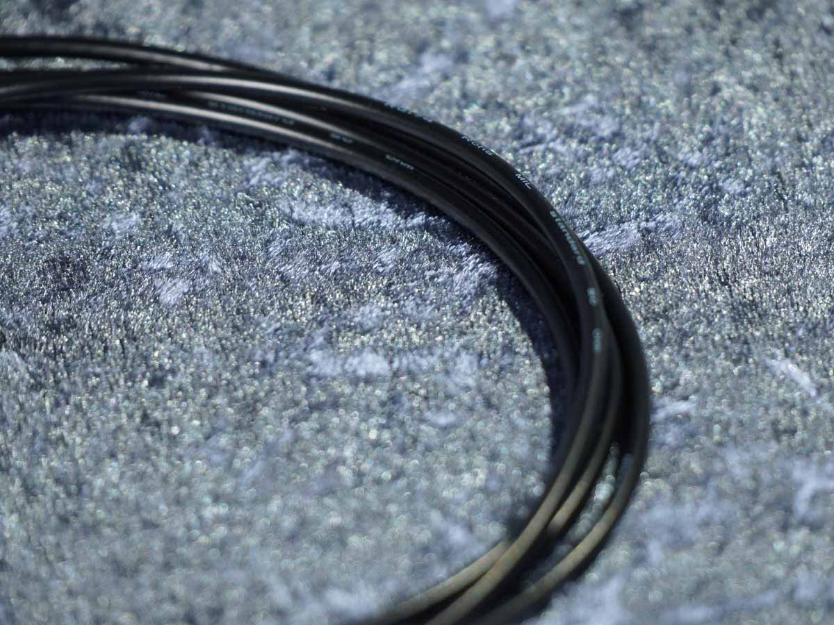Antennenkabel 50 Ohm Sommer 'RG174 A/U' schwarz - BNC174M90