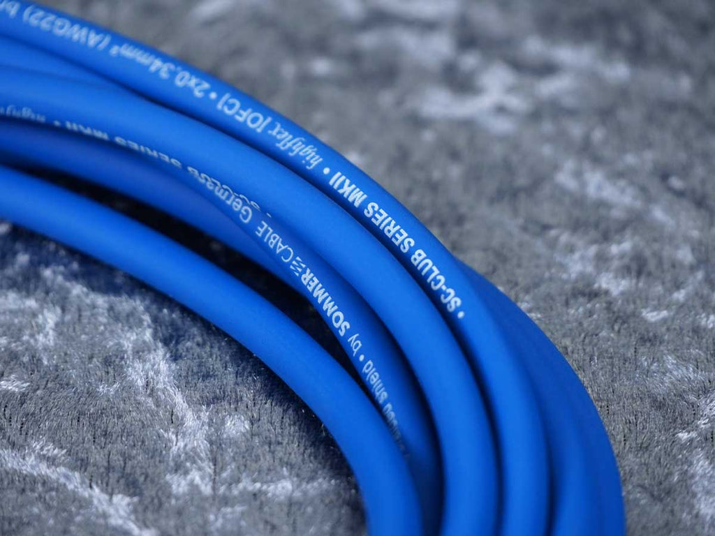 Mikrofonkabel Sommer 'Club Series MKII' blau / Neutrik sw