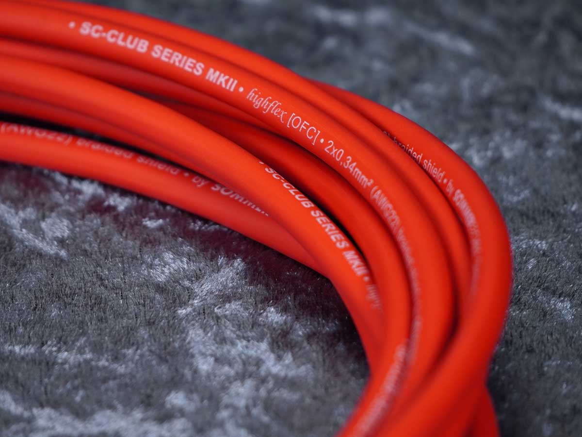 Mikrofonkabel Sommer 'Club Series MKII' rot / Neutrik sw