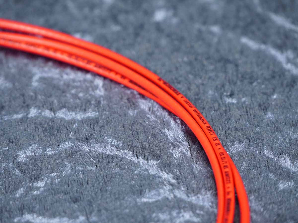 SDI-Kabel Sommer 'Monomax' rot - Hicon Winkel auf Winkel BNC