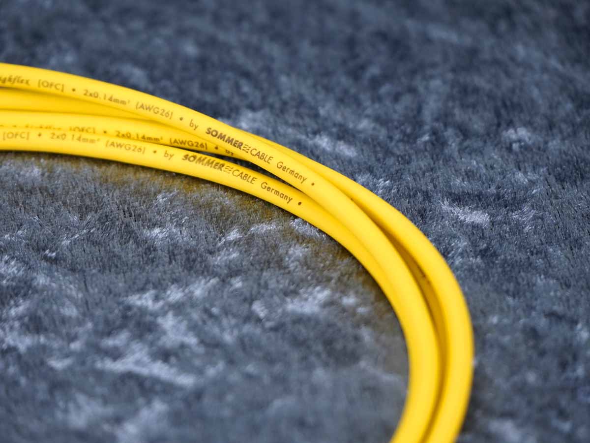 Mikrofonkabel Sommer 'Scuba 14 Highflex' gelb / Neutrik sw