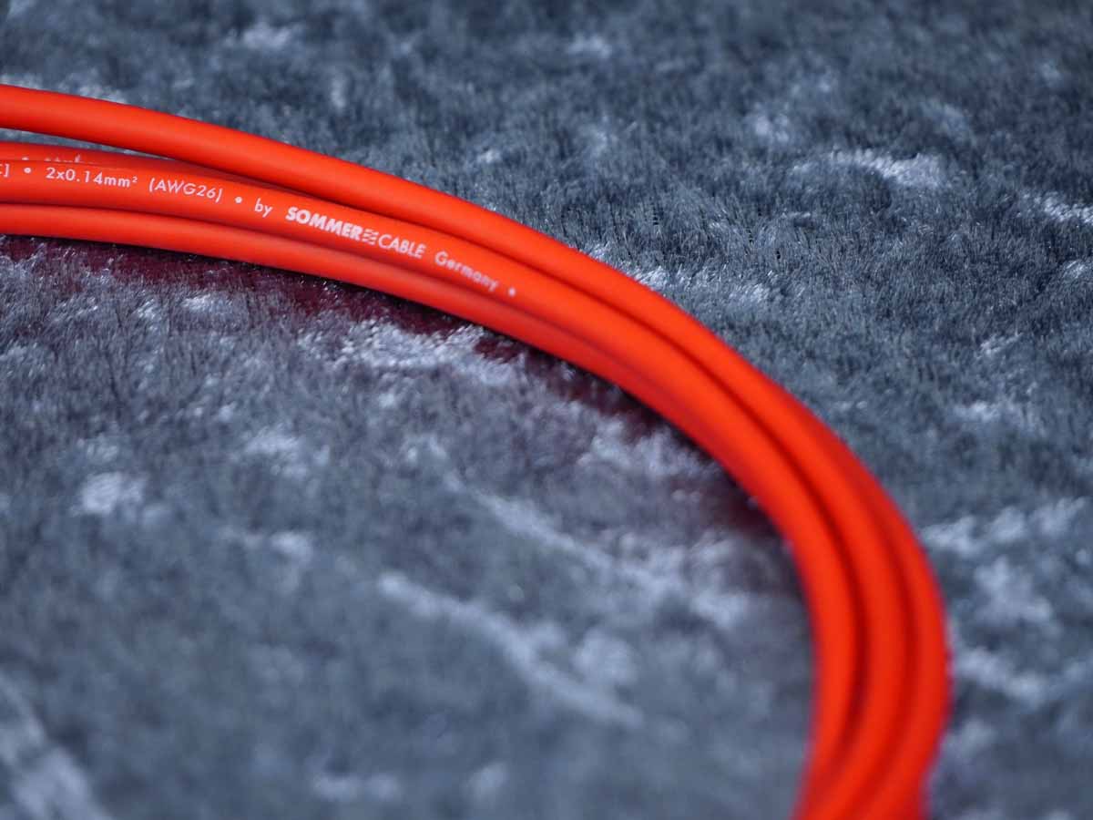 Mikrofonkabel Sommer 'Scuba 14 Highflex' rot / Neutrik sw