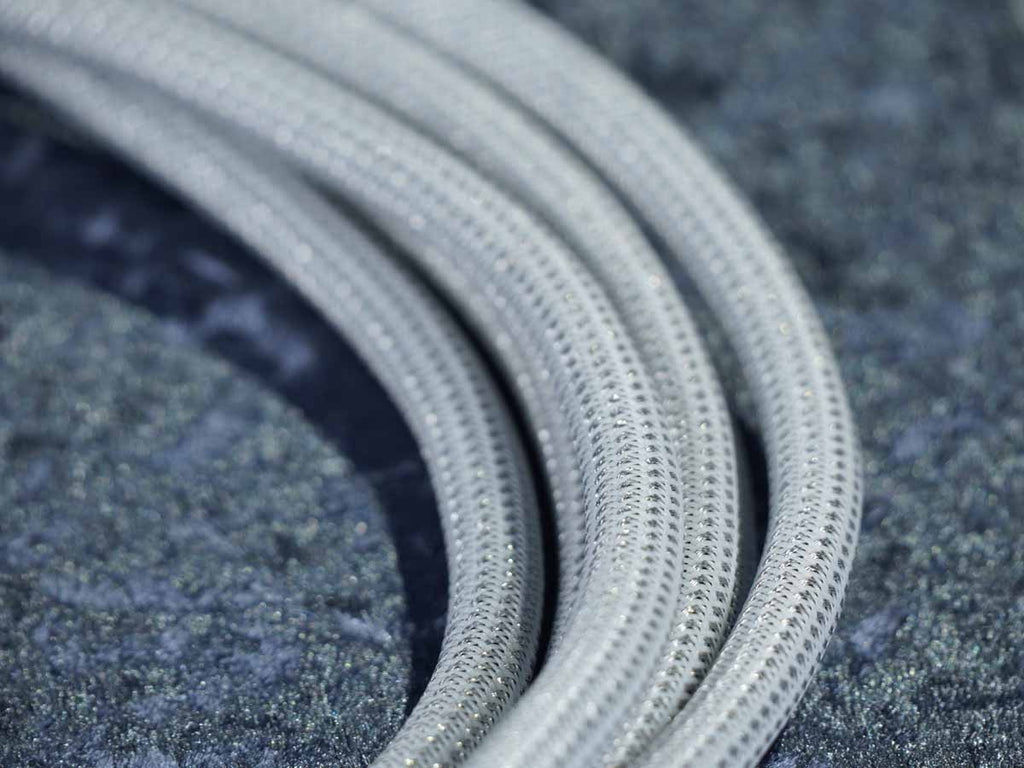 Lautsprecherkabel 'Meridian' 2x2,5 mm² Gfl mit Lamellen-Bananenstecker einseitig