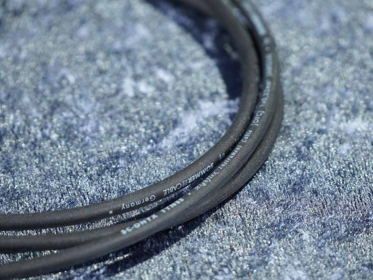 Cinchkabel Sommer 'Onyx Tynee' / REAN sw - Stereopaar