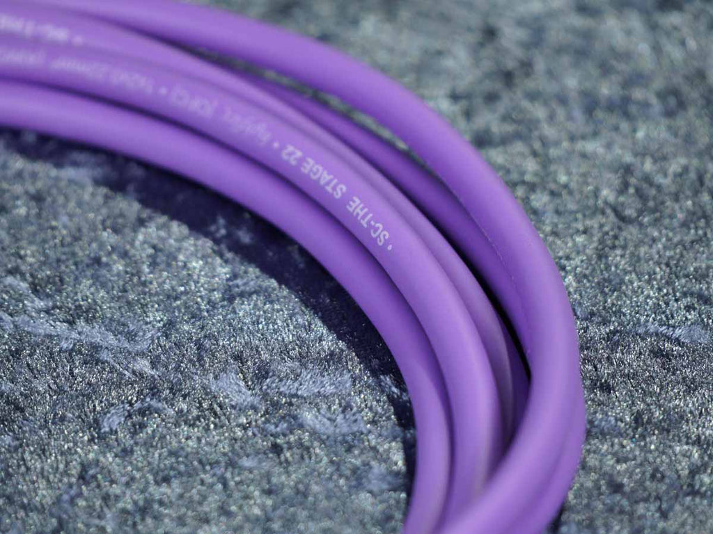 Mikrofonkabel Lila Sommer 'The Stage 22' / Neutrik sw