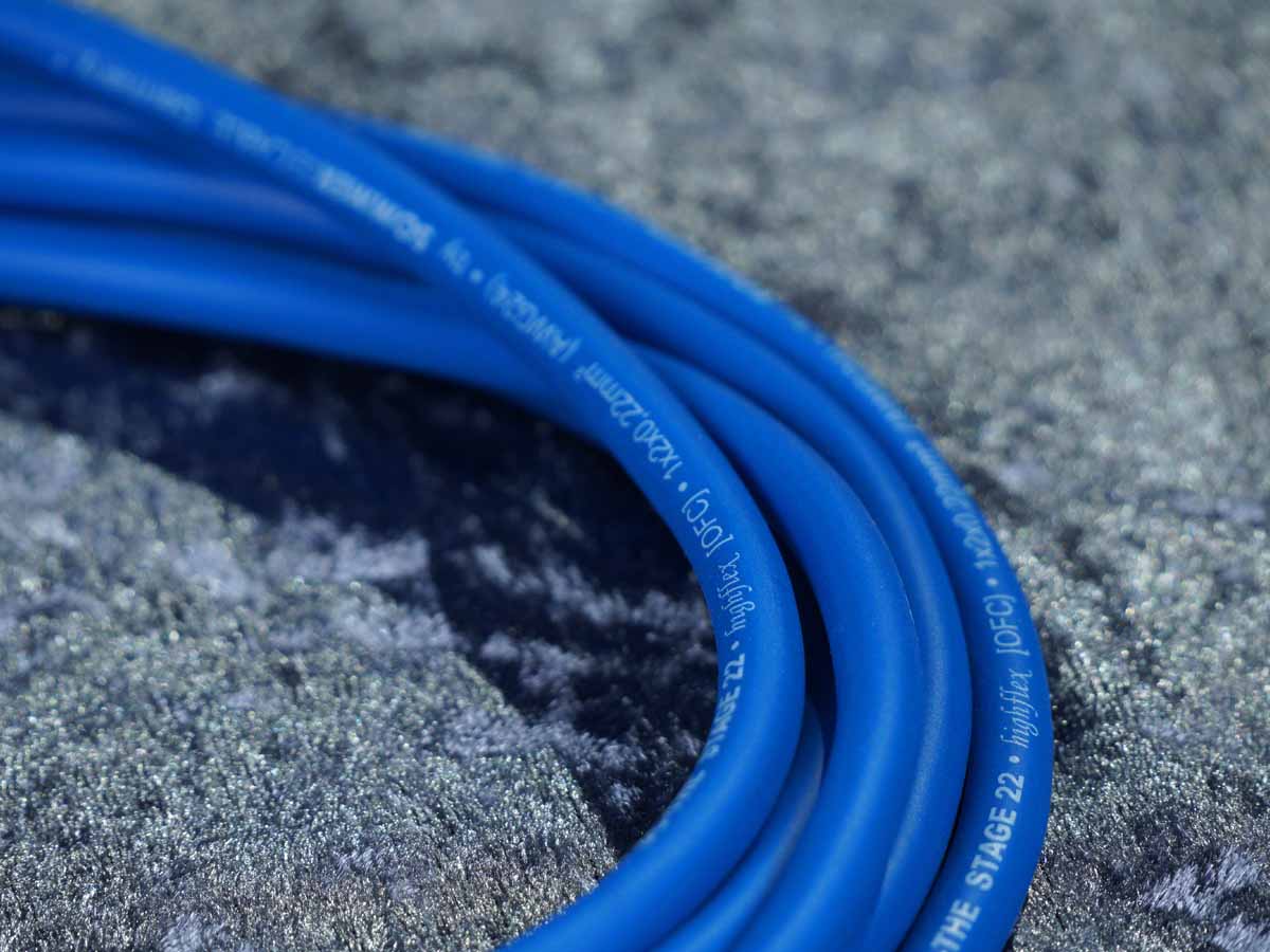 Mikrofonkabel Blau Sommer 'The Stage 22' / Neutrik sw