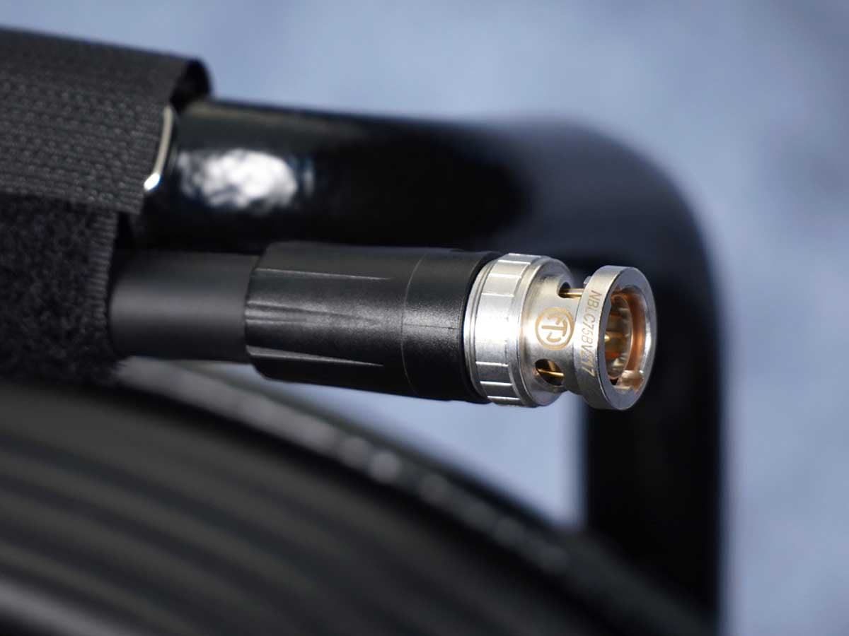 SDI-Kabel auf Stahltrommel SC VectorPlus RCB 1.6L/7.3 / Neutrik / 50 m / schwarz