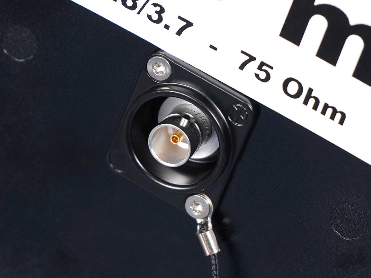 SDI-Kabel auf Gummitrommel SC Vector 0.8/3.7 / Neutrik / 35-50 m / schwarz