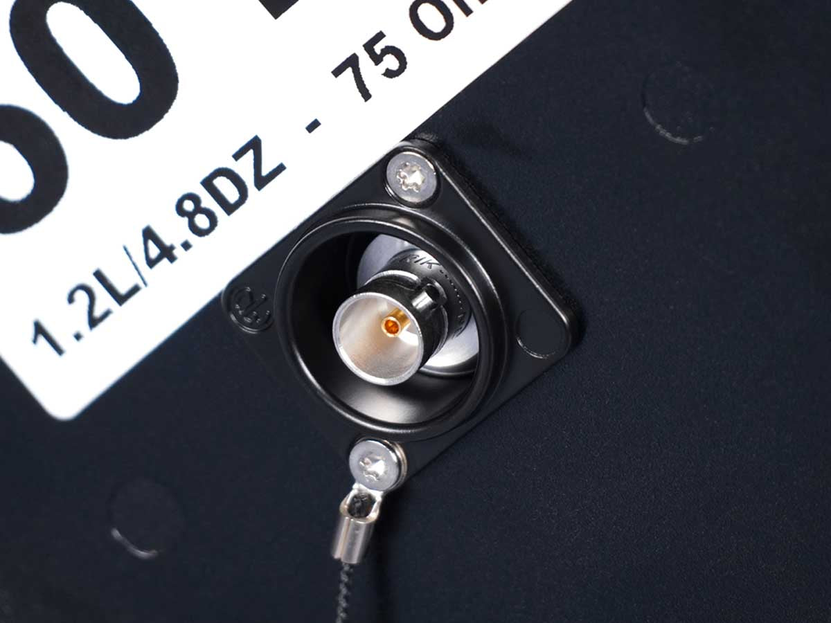 SDI-Kabel auf Gummitrommel SC Vector Plus 1.2L/4.8DZ / Neutrik / 35-50 m / schwarz