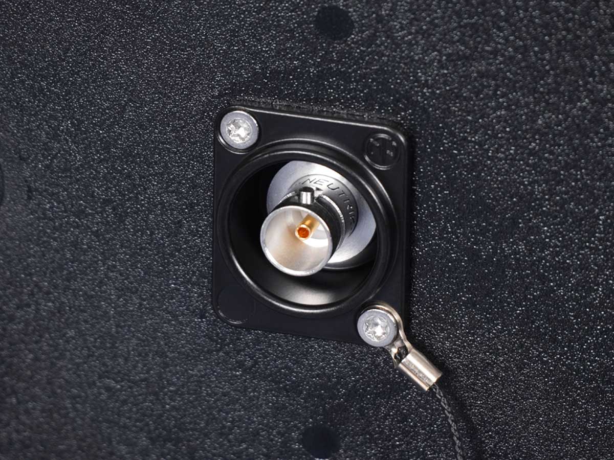 SDI-Kabel auf Gummitrommel SC Vector 0.8/3.7 / Neutrik / 70-100 m / schwarz