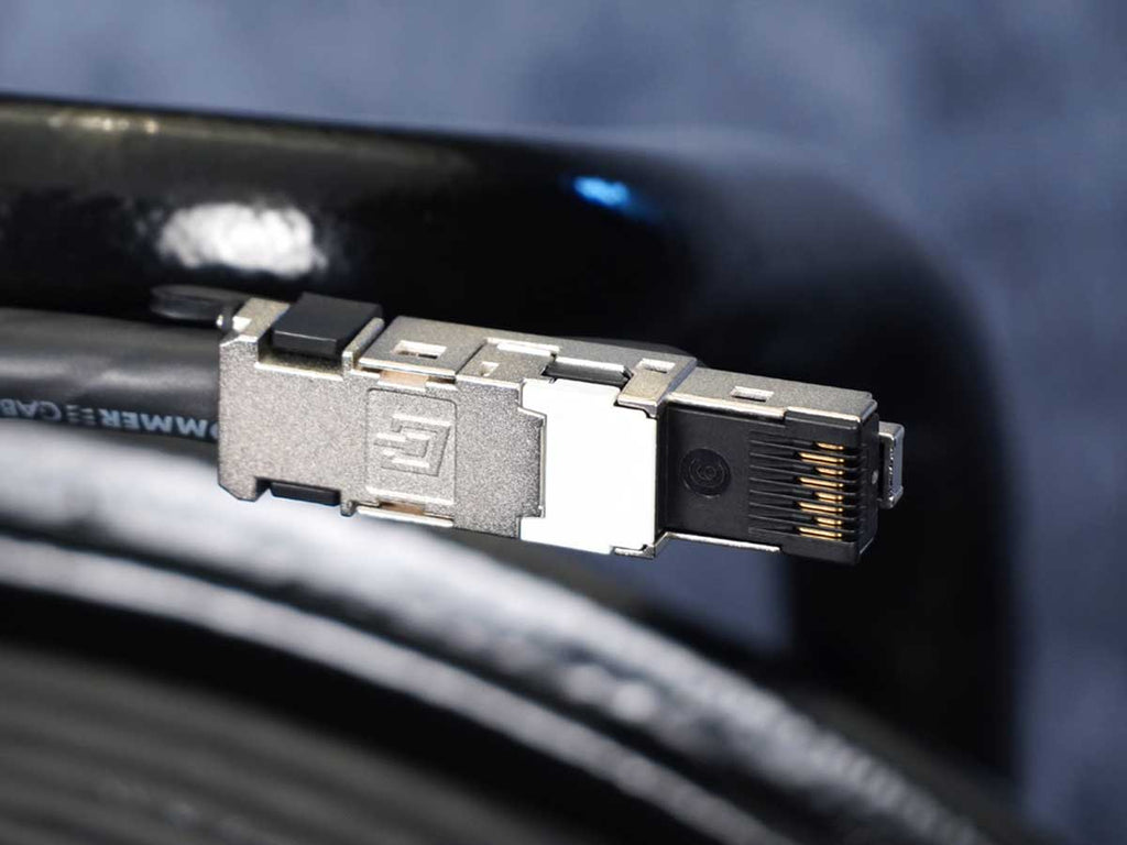 Netzwerkkabel auf Stahltrommel / Sommer Mercator CAT.7 PUR XL / 100-140 m / RJ45C6XL