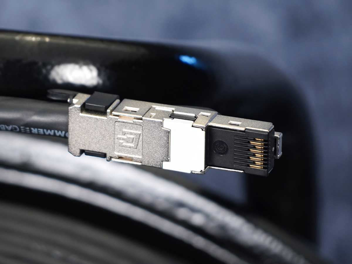 Netzwerkkabel auf Stahltrommel / Sommer Mercator CAT.7 PUR XL / 100-140 m / RJ45C6XL
