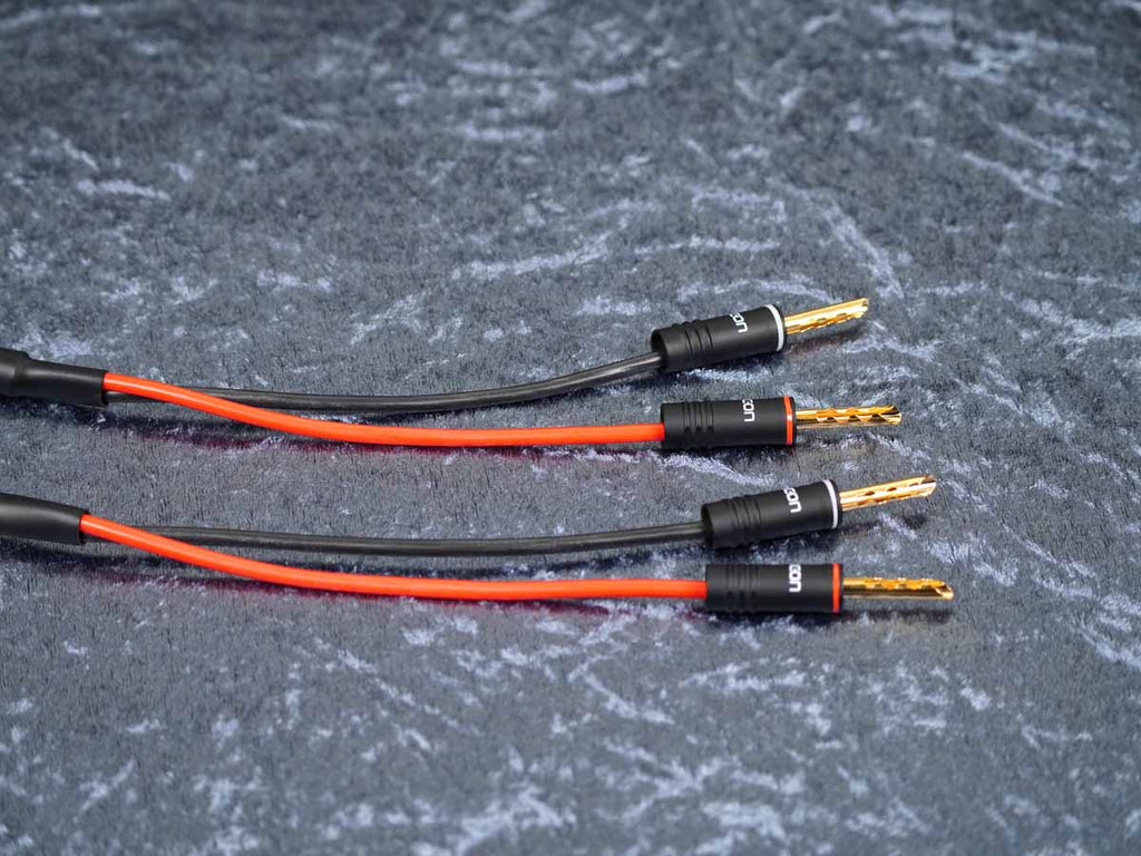 Lautsprecherkabel 'Meridian' 2x4,0 mm² mit Lamellen-Bananenstecker beidseitig