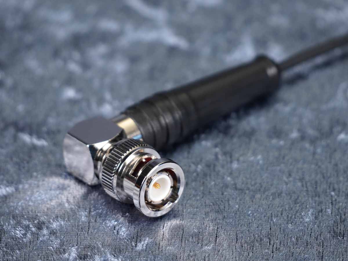 SDI-Kabel Sommer 'Monomax' schwarz - Hicon Winkel auf Winkel BNC