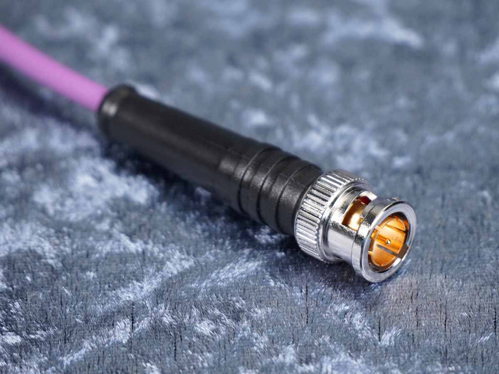 SDI-Kabel Sommer 'Slimline' violett - Hicon BNC