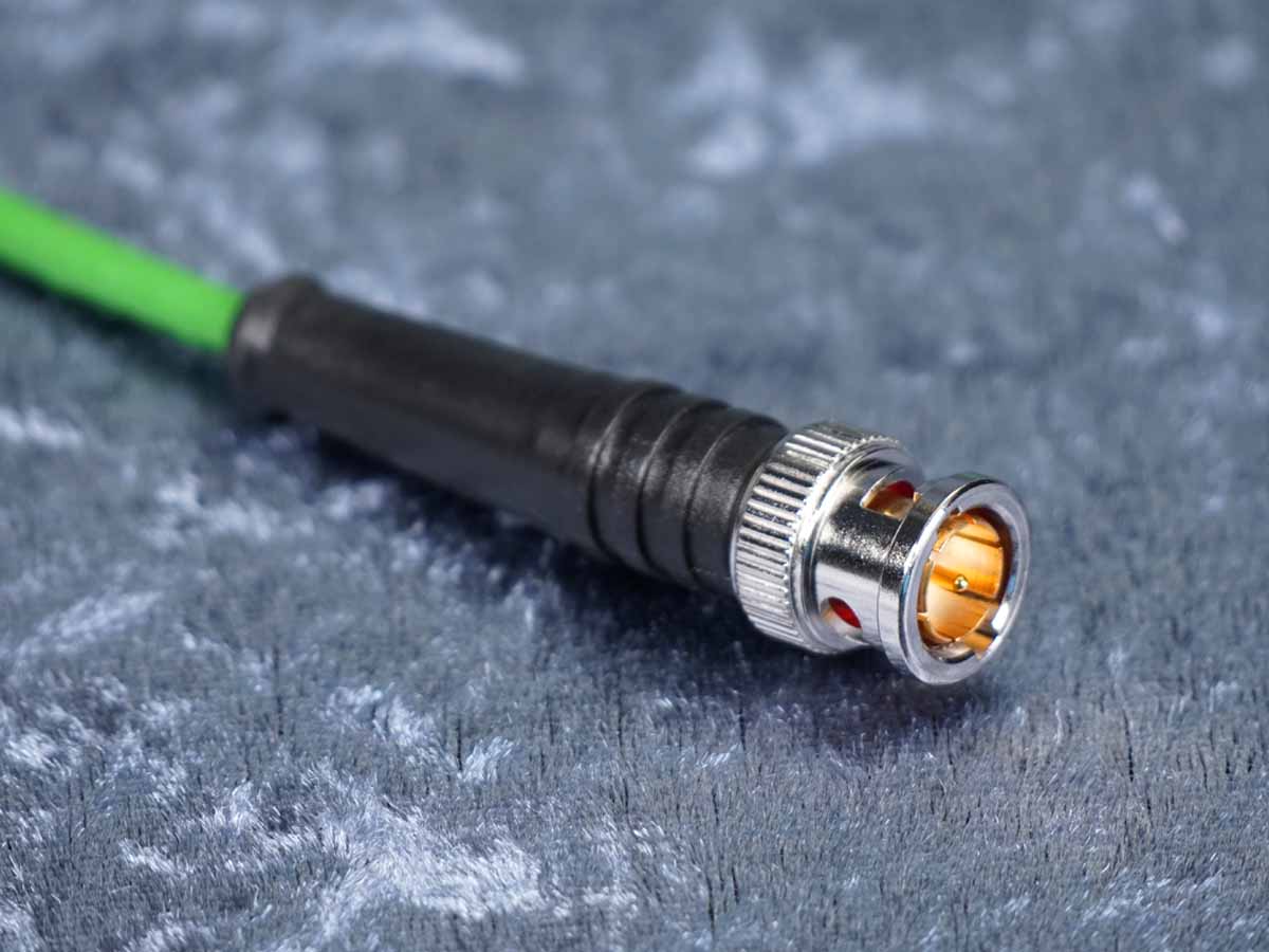 SDI-Kabel Sommer 'Slimline' grün - Hicon BNC