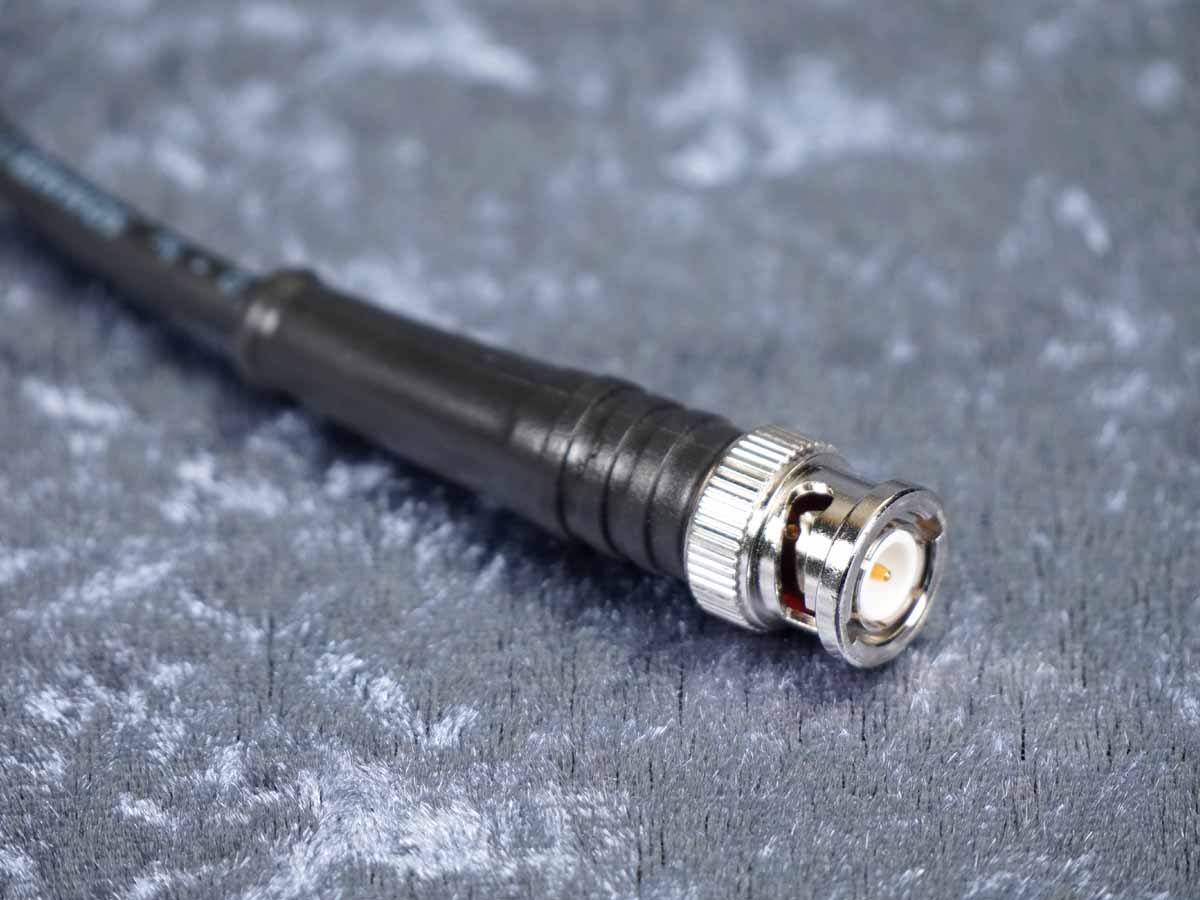 Antennenkabel 50 Ohm BNC Sommer 'RG58 C/U' schwarz - Hicon BNC58