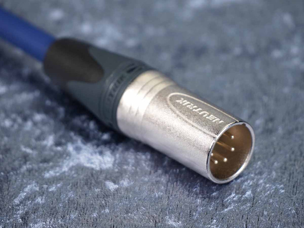 DMX-Kabel 5-Pol Sommer 'Binary 422' Blau / Neutrik