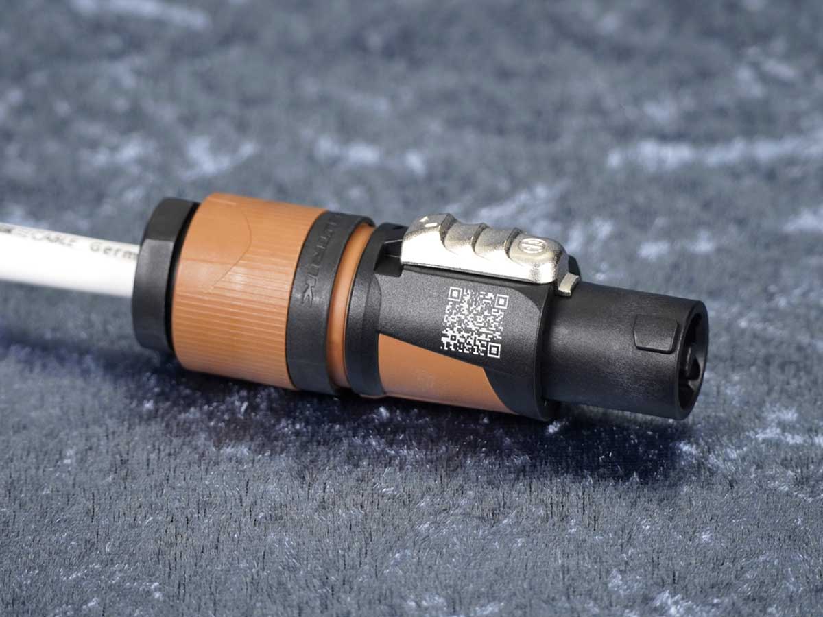 Lautsprecherkabel Sommer 'Meridian Mobile 225' weiss / Neutrik
