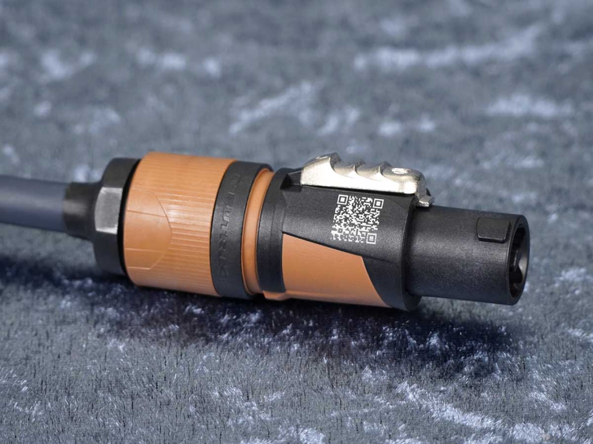 Lautsprecherkabel Sommer 'Meridian Mobile 240' grau / Neutrik