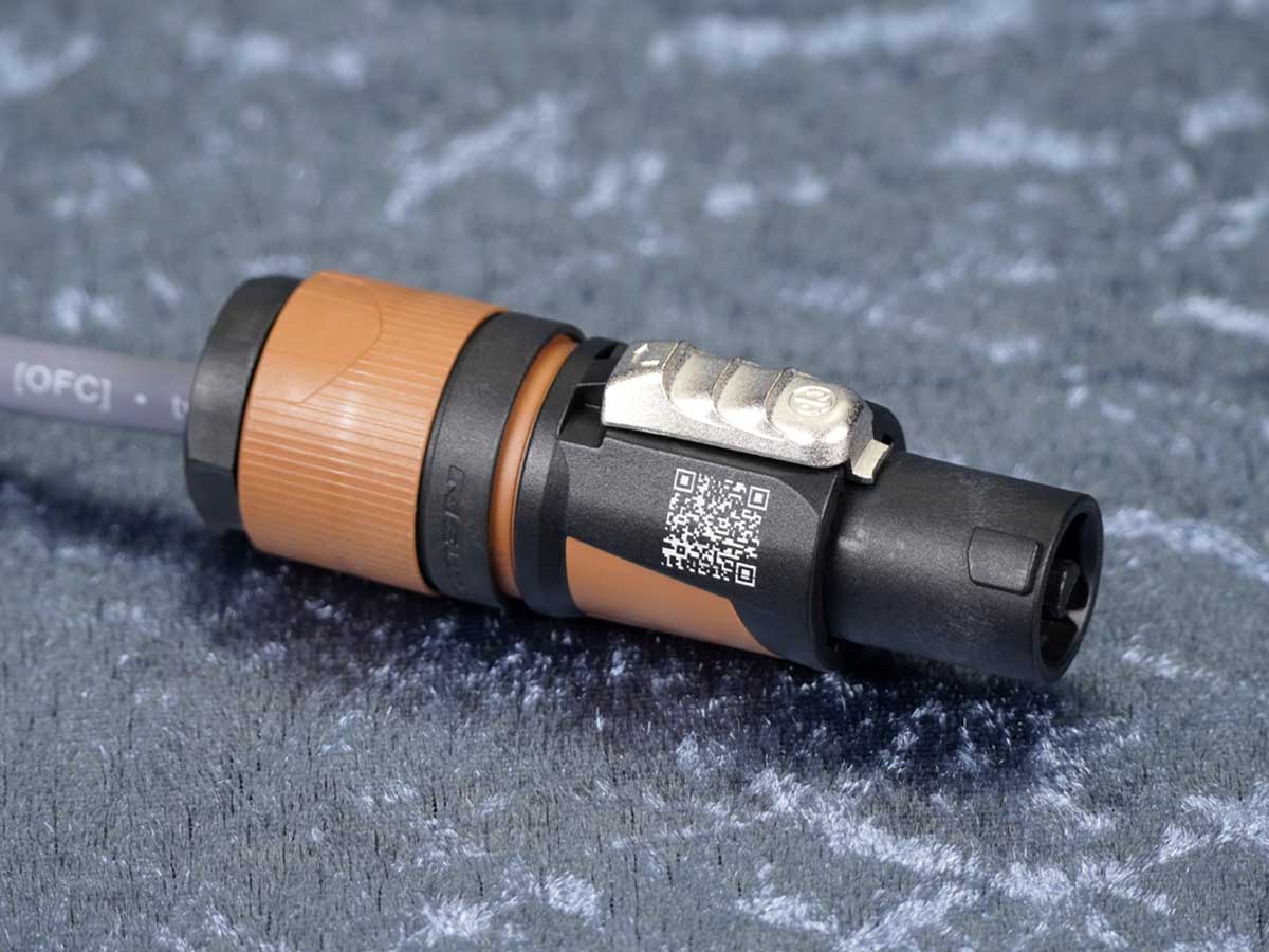 Lautsprecherkabel Sommer 'Meridian Mobile 215' grau / Neutrik