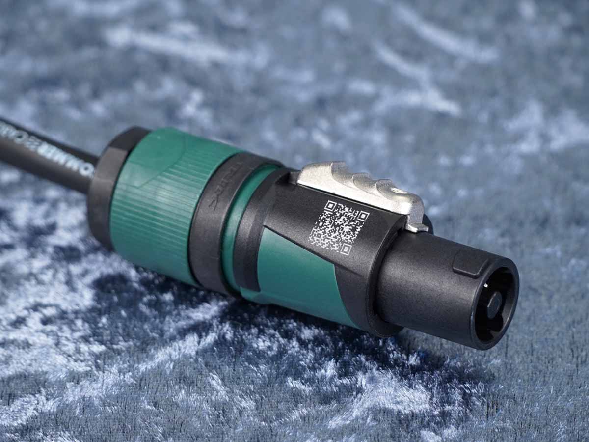 Lautsprecherkabel Sommer 'Meridian Mobile 225' schwarz / Neutrik