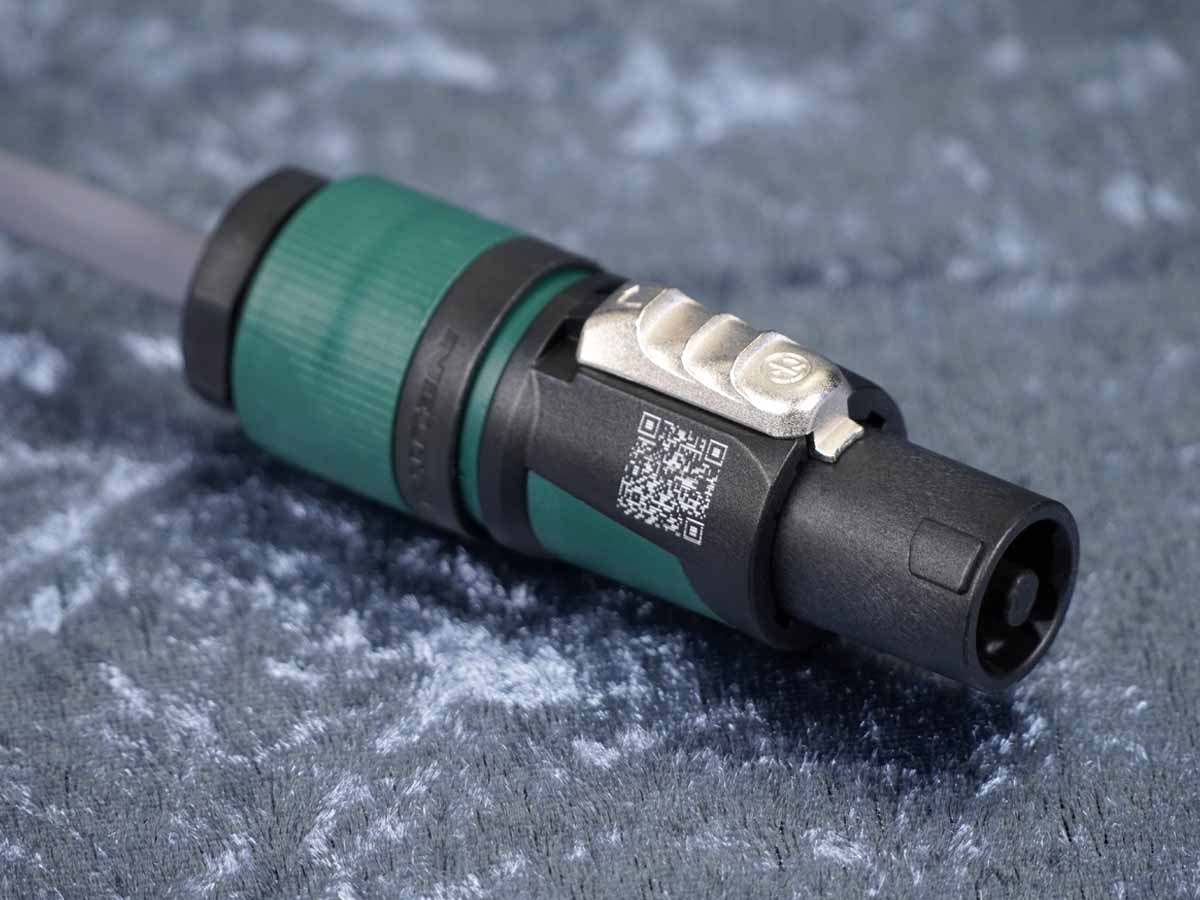 Lautsprecherkabel Sommer 'Meridian Mobile 215' grau / Neutrik