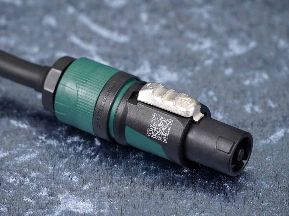 Lautsprecherkabel Sommer 'Meridian Mobile 240' schwarz / Neutrik