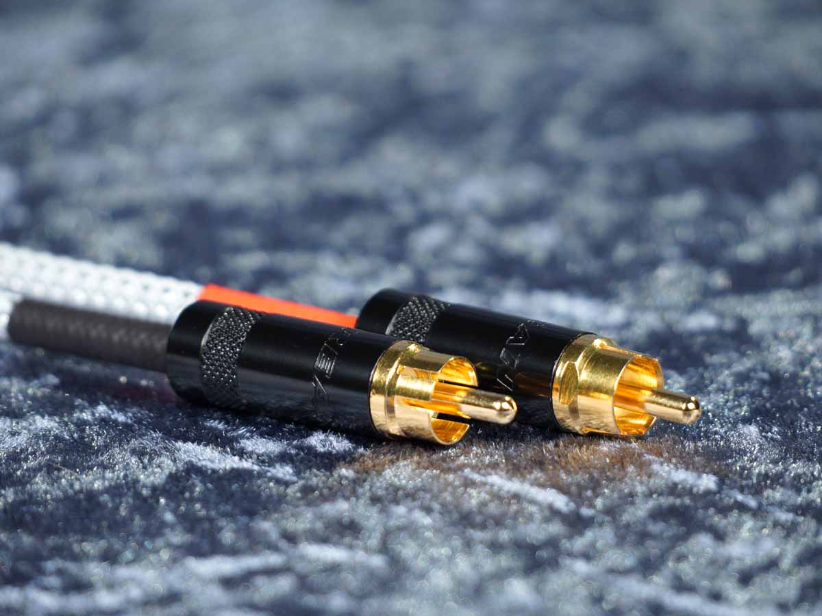 Cinchkabel Sommer 'Onyx Tynee' Gfl / REAN sw - Stereopaar