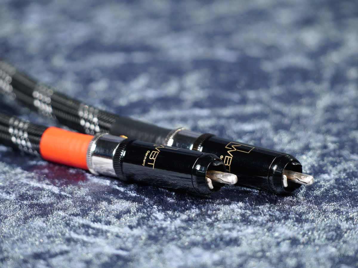 Cinchkabel Sommer 'Stratos' Gfl mit WBT-0152 Ag - Stereopaar