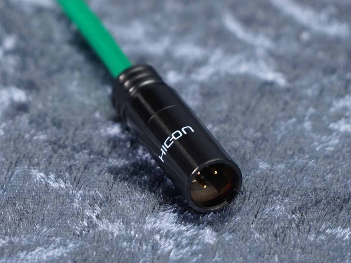 Mikrofonkabel Sommer 'Scuba 14 Highflex' grün / Hicon Mini-XLR sw