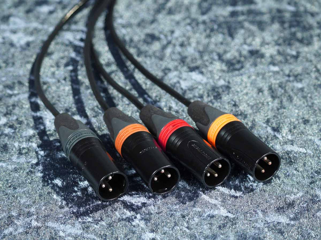 CAT Auflösung auf 4 x XLR male - NE8-XmXmXmXm