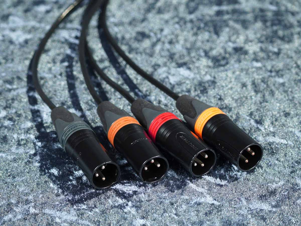 CAT Auflösung auf 4 x XLR male - NE8-XmXmXmXm