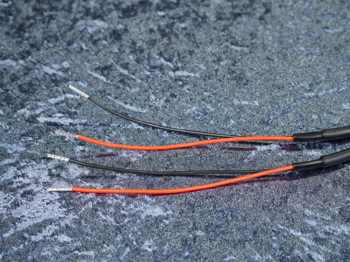 Lautsprecherkabel 'Meridian' 2x1,5 mm² mit Aderendhülsen beidseitig