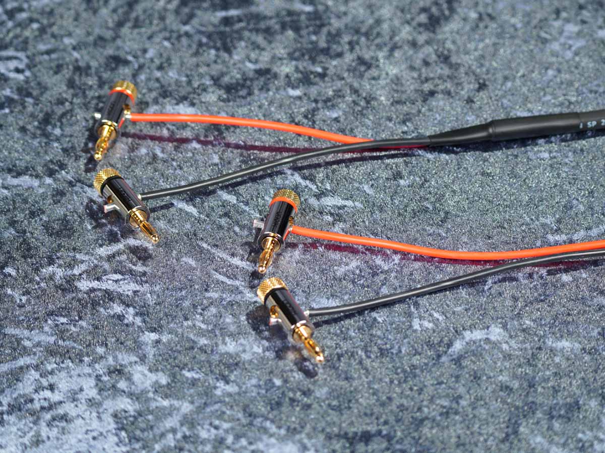 Lautsprecherkabel 'Meridian' 2x2,5 mm² mit BM06-Bananenstecker beidseitig