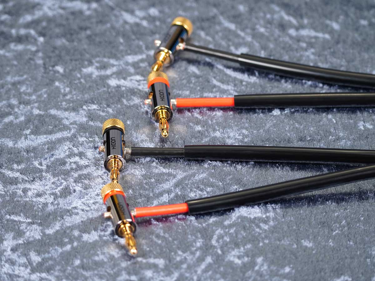 Lautsprecherkabel 'Dual Blue' - BM06 Bananenstecker beidseitig