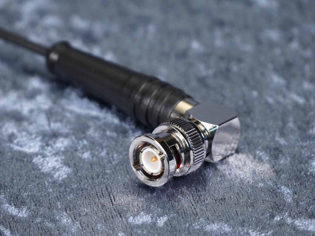 SDI-Kabel Sommer 'Monomax' schwarz - Hicon Winkel auf Winkel BNC