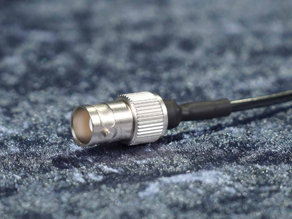 Antennenkabel 50 Ohm Sommer 'RG174 A/U' schwarz - BNC174 auf BNC174F Buchse