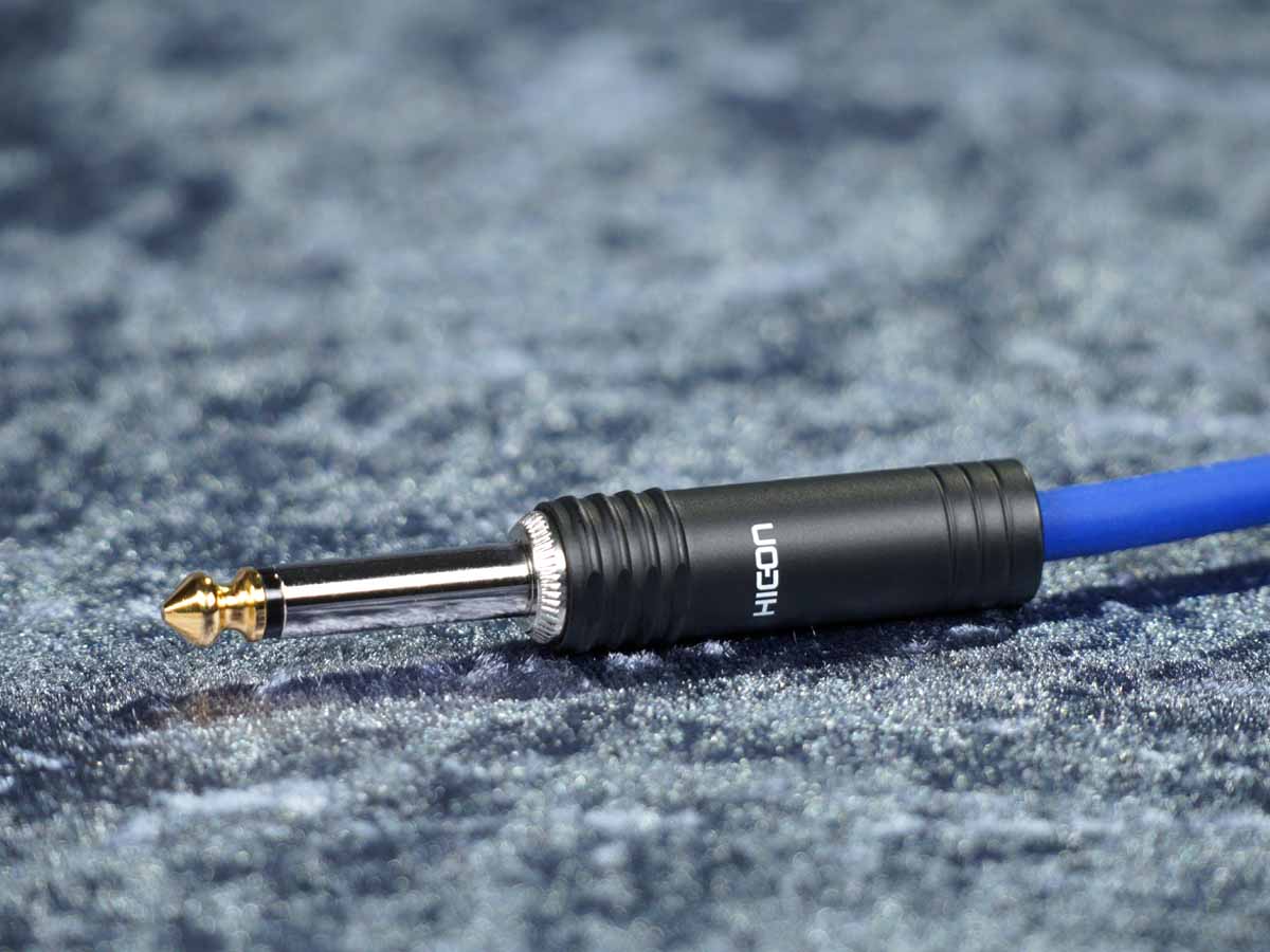 Instrumentenkabel Sommer 'Tricone XXL' blau Hicon HI-J63M04
