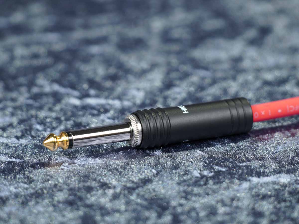 Instrumentenkabel Sommer 'Tricone XXL' rot - Hicon HI-J63M04