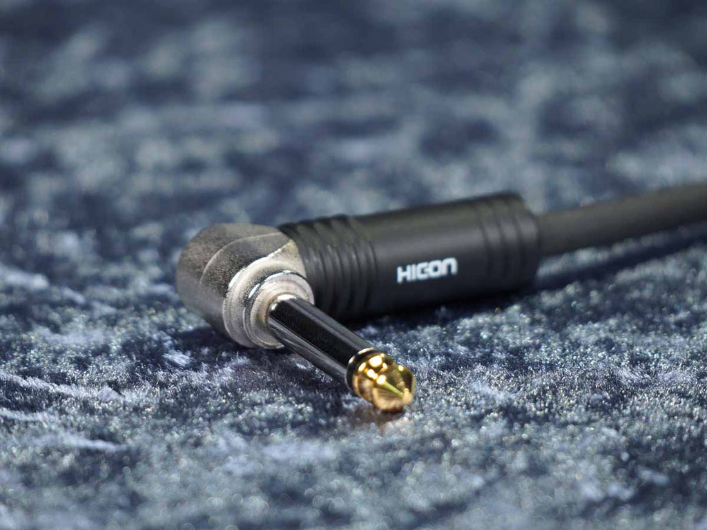 Instrumentenkabel Sommer 'Tricone XXL' schwarz - Hicon Klinke auf Winkelklinke