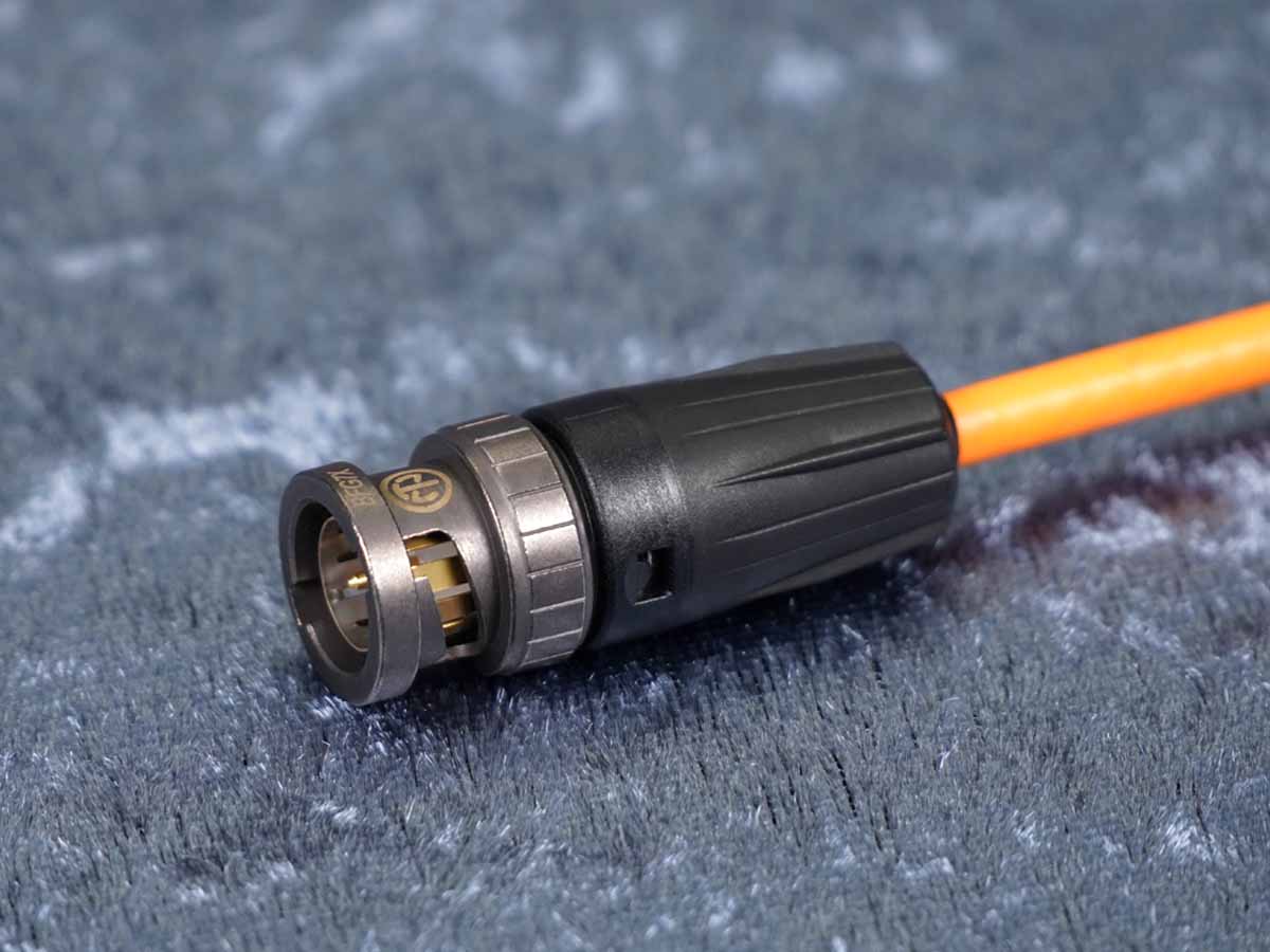 SDI-Kabel Sommer 'Slimline' orange - Neutrik BNC