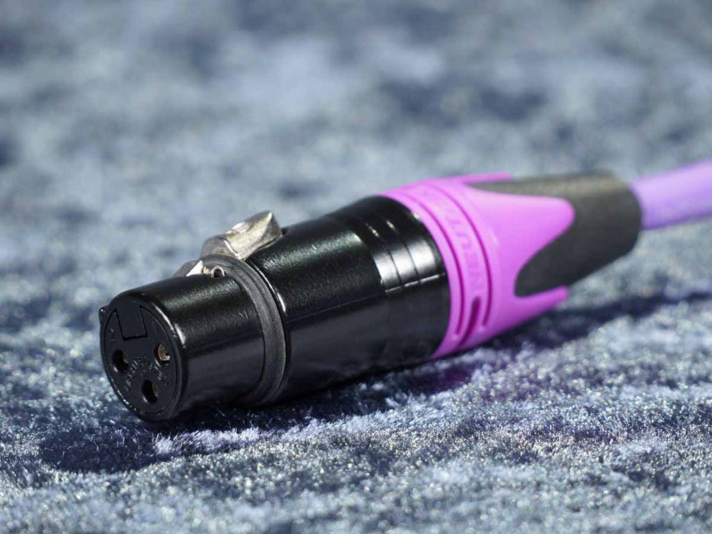 Mikrofonkabel Lila Sommer 'The Stage 22' / Neutrik sw