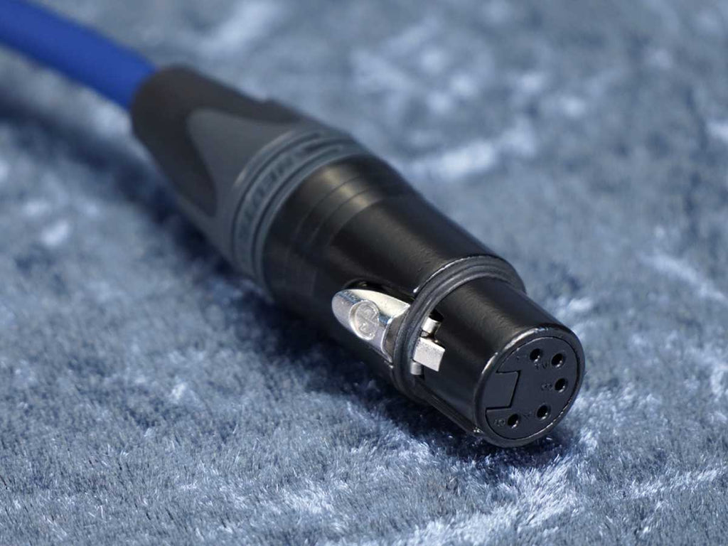 Kurzadapter DMX XLR-3Pol male XLR-5Pol female - Sommer/Neutrik