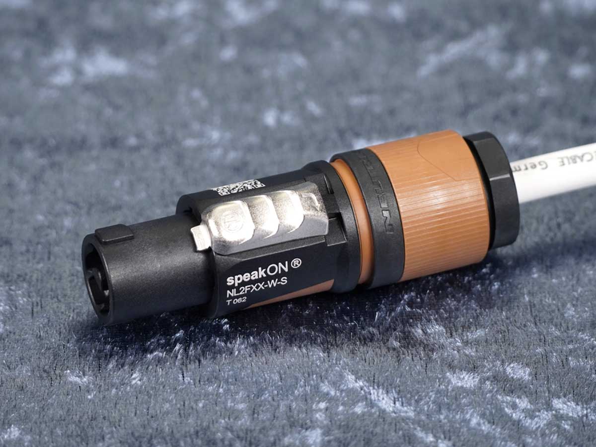 Lautsprecherkabel Sommer 'Meridian Mobile 225' weiss / Neutrik