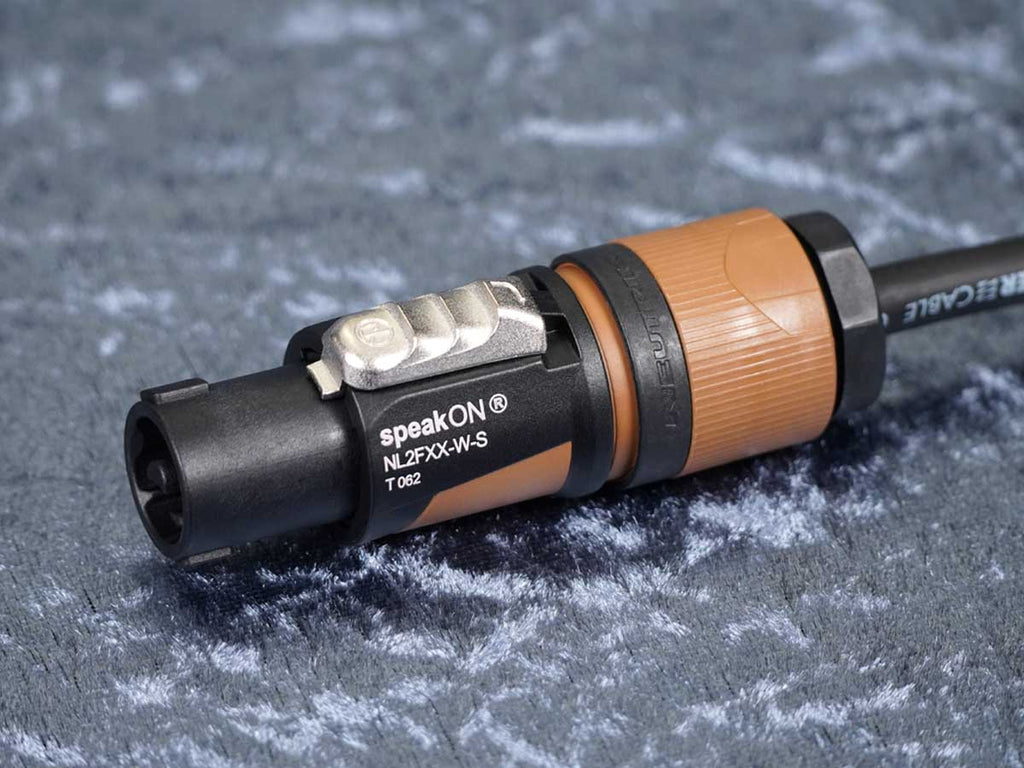 Lautsprecherkabel Sommer 'Meridian Mobile 225' schwarz / Neutrik