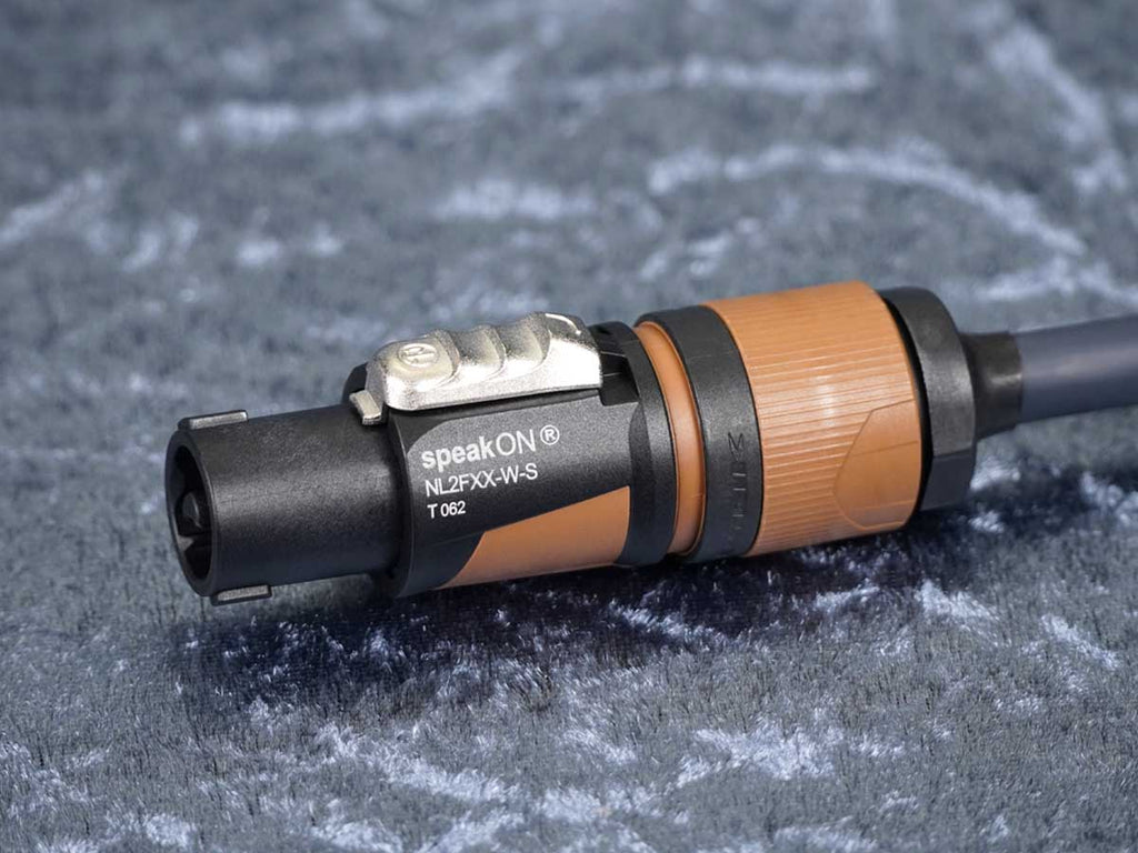 Lautsprecherkabel Sommer 'Meridian Mobile 240' grau / Neutrik