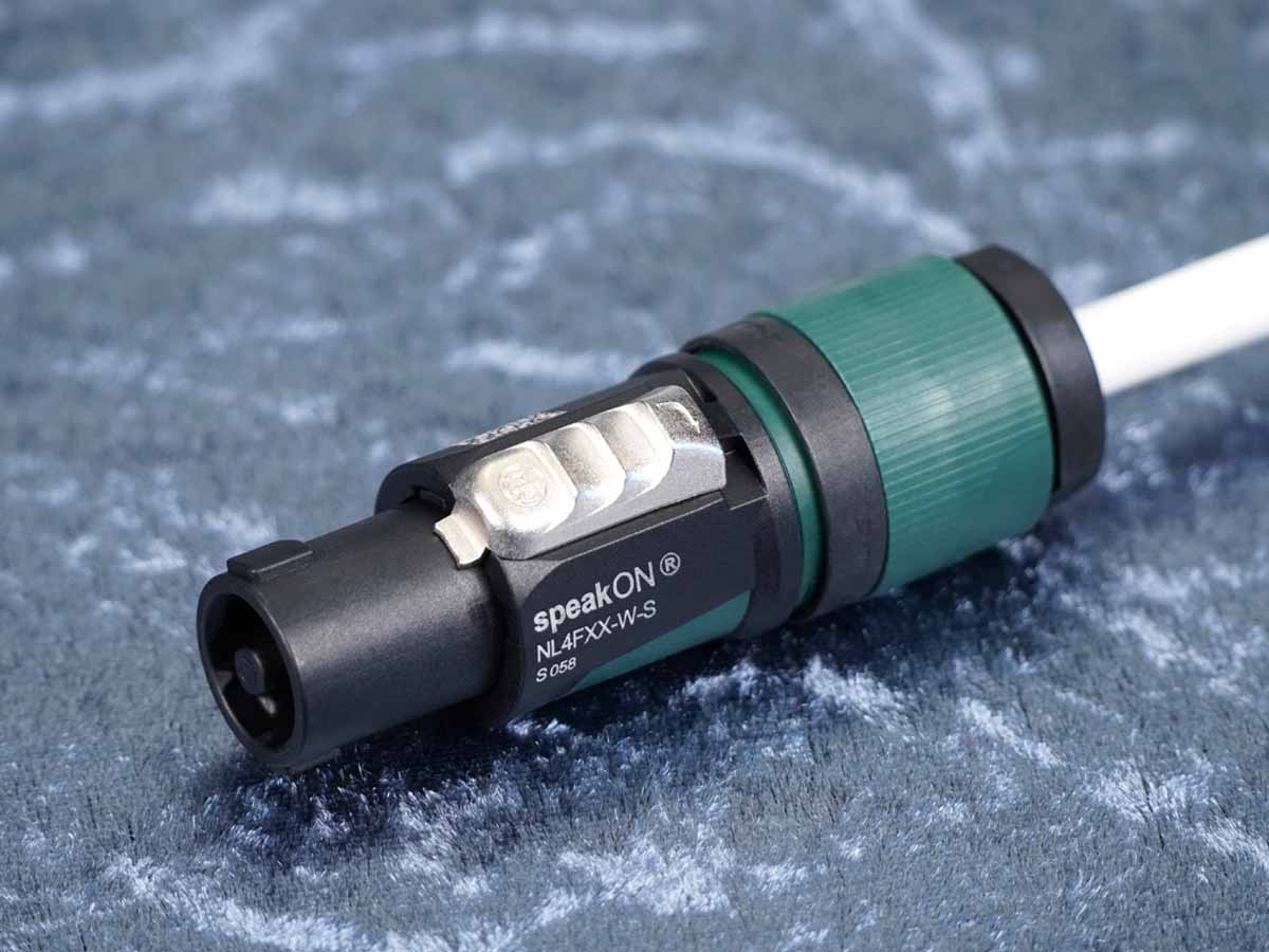 Lautsprecherkabel Sommer 'Meridian Mobile 225' weiss / Neutrik
